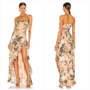 Amanda Uprichard X REVOLVE Eden Gown in Juniper Floral